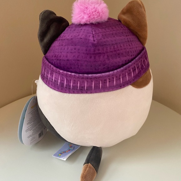 NWT 7” Cam the Cat with Beanie SQUISHMALLOWS - Picture 2 of 5